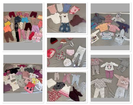 Sehr schönes grosses Kleiderpaket Gr. 68 für Mädchen 