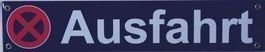 Ausfahrt - Emailschild