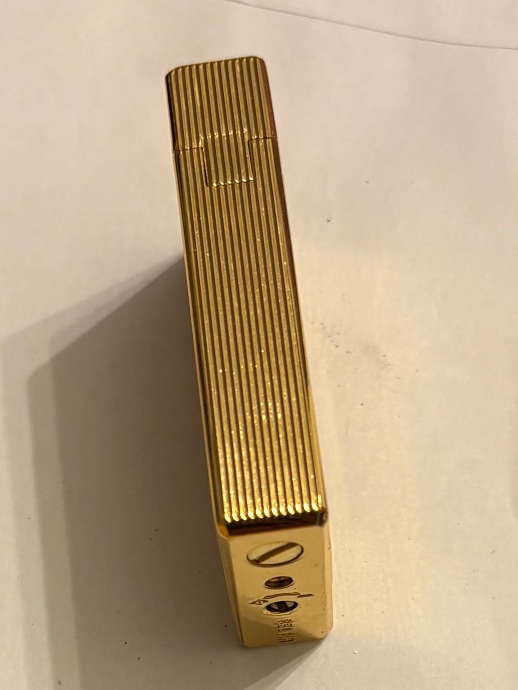 Accendini: Briquet ancien doré ,gaz – Usato da Crans  Montana venduto da proff 4