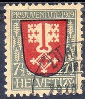 PRO JUVENTUTE 1919 NIDWALDEN J12 GESTEMPELT - H103