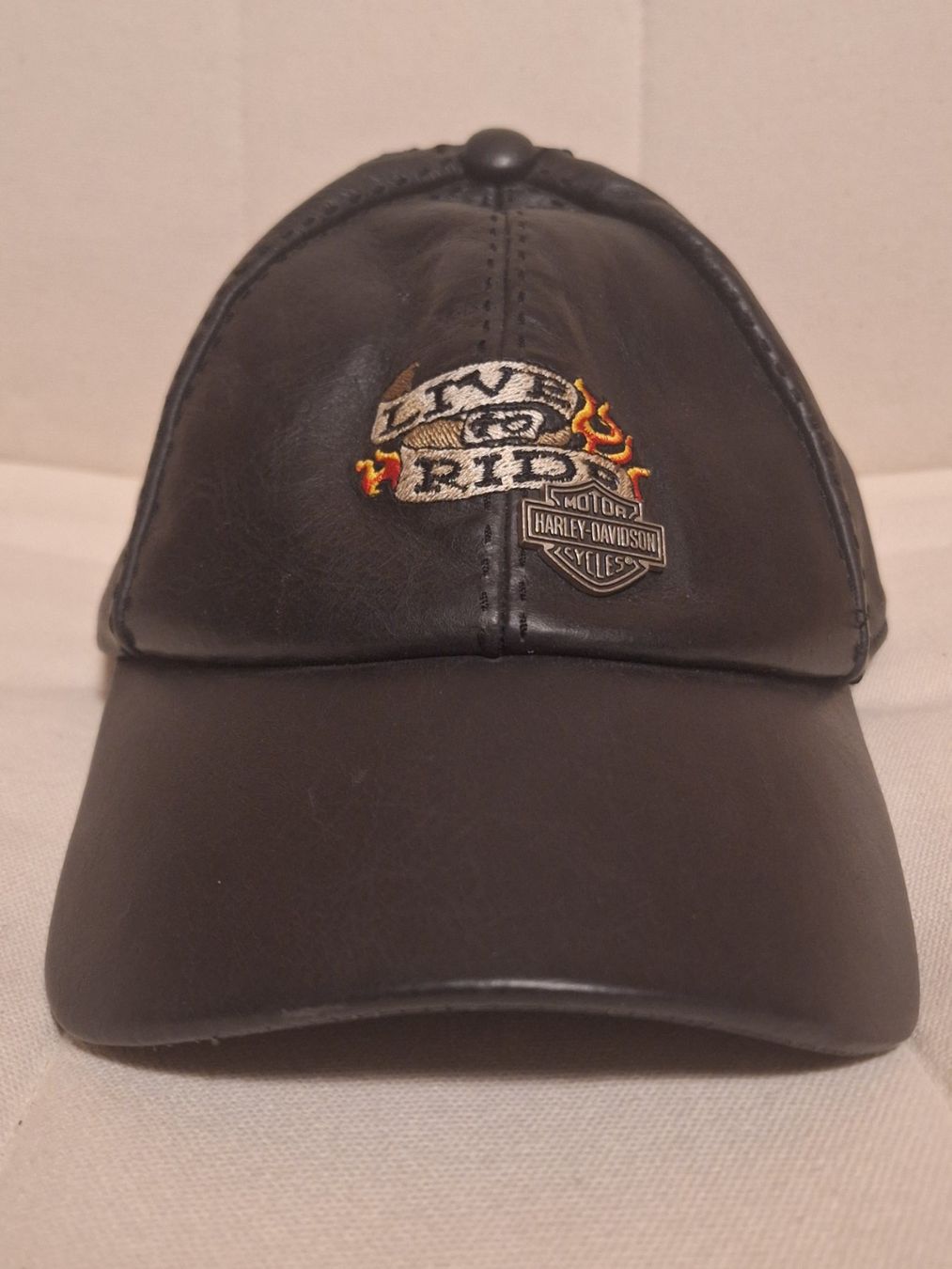Harley-Davidson Chapeaux, bonnets & casquettes: Harley Davidson cappello in vera 100% pelle – Neuf (Voir description) à Porza par ulletta1 3