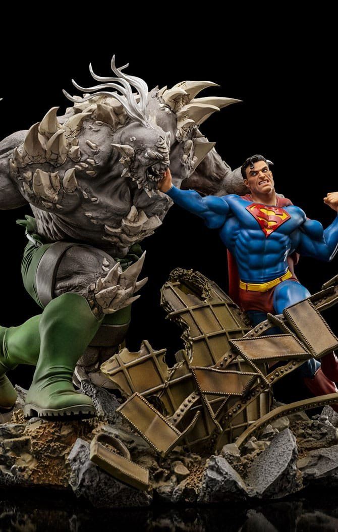 Figurines: DC Comics 1/10 Superman vs Doomsday heo EU Exclusive 30 cm – Neuf avec emballage d'origine à St-Imier par ATTAKSHOP 1