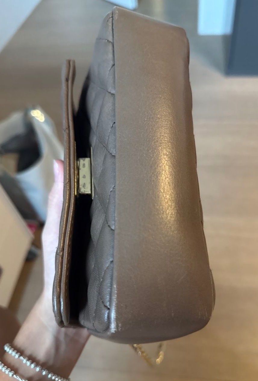 Borse da donna: Braune LEDER GENUA mit Goldkettchen – Nuovo (secondo la descrizione) da Zumikon venduto da nat_96zs 3