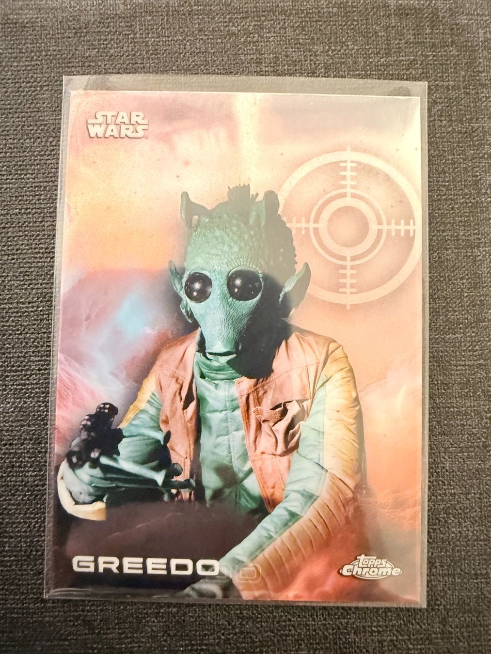 Topps Carte collezionabili: Topps Chrome Star Wars Greedo – Usato da Burgdorf venduto da Sports_Cards_3400