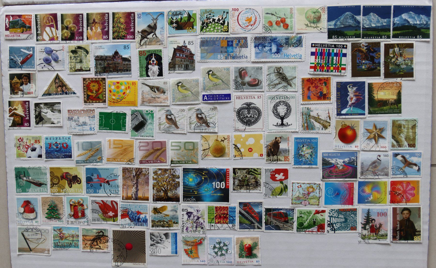Alle Briefmarken: Briefmarken CH 2001-2010 – Gebraucht aus Oberentfelden von lakipul 4