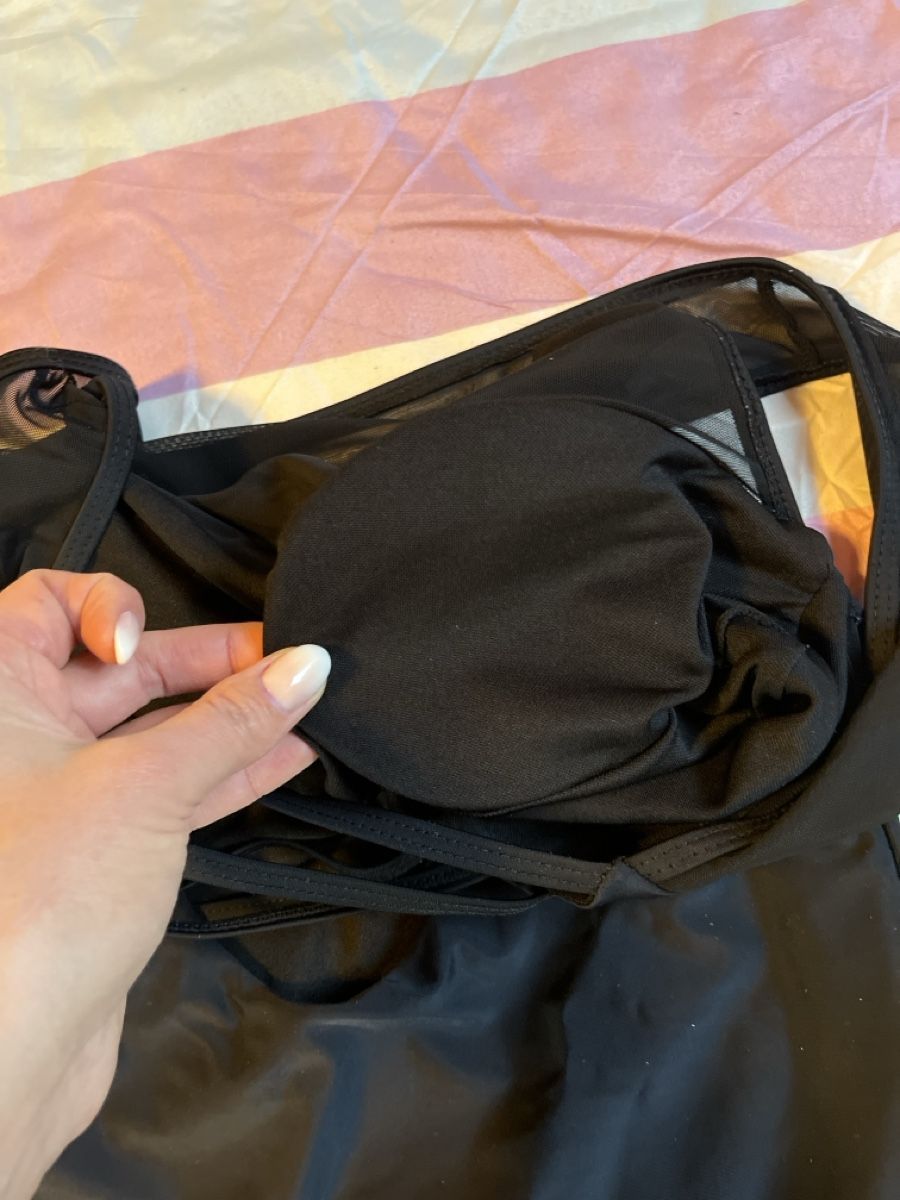 Costumi da bagno & Bikini: Schwarzer Badeanzug mit Netzeinsatz, Gr. S/M – Usato da Kaisten venduto da saleforfun 5