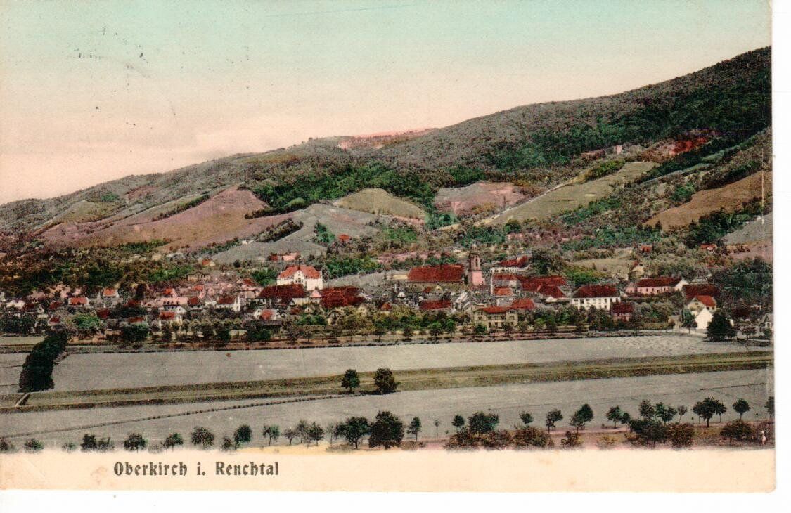 Ansichtskarten: Oberkirch im Renchtal  1918 – Gebraucht aus Wolhusen von Curver9