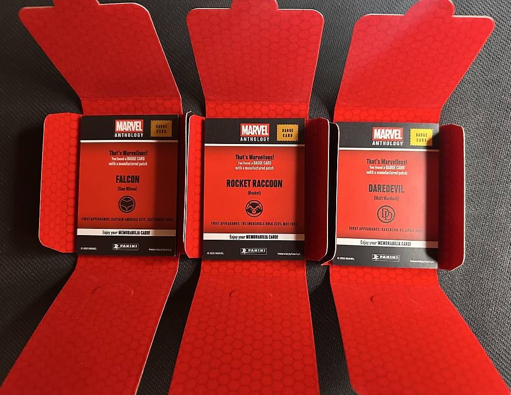 Cartes à collectionner: MARVEL ANTHOLOGY BADGE CARDS – D'occasion à Walliswil b.Wangen par Swiss-Trading-Bros 1