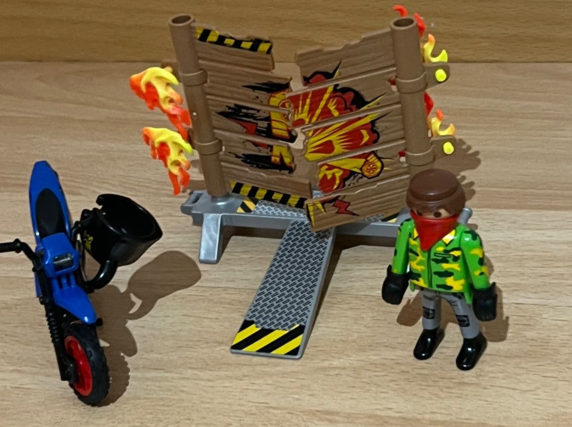 Playmobil Giocattoli: Playmobil Motorrad Töff blau – Usato da Geroldswil venduto da Fisher01 1