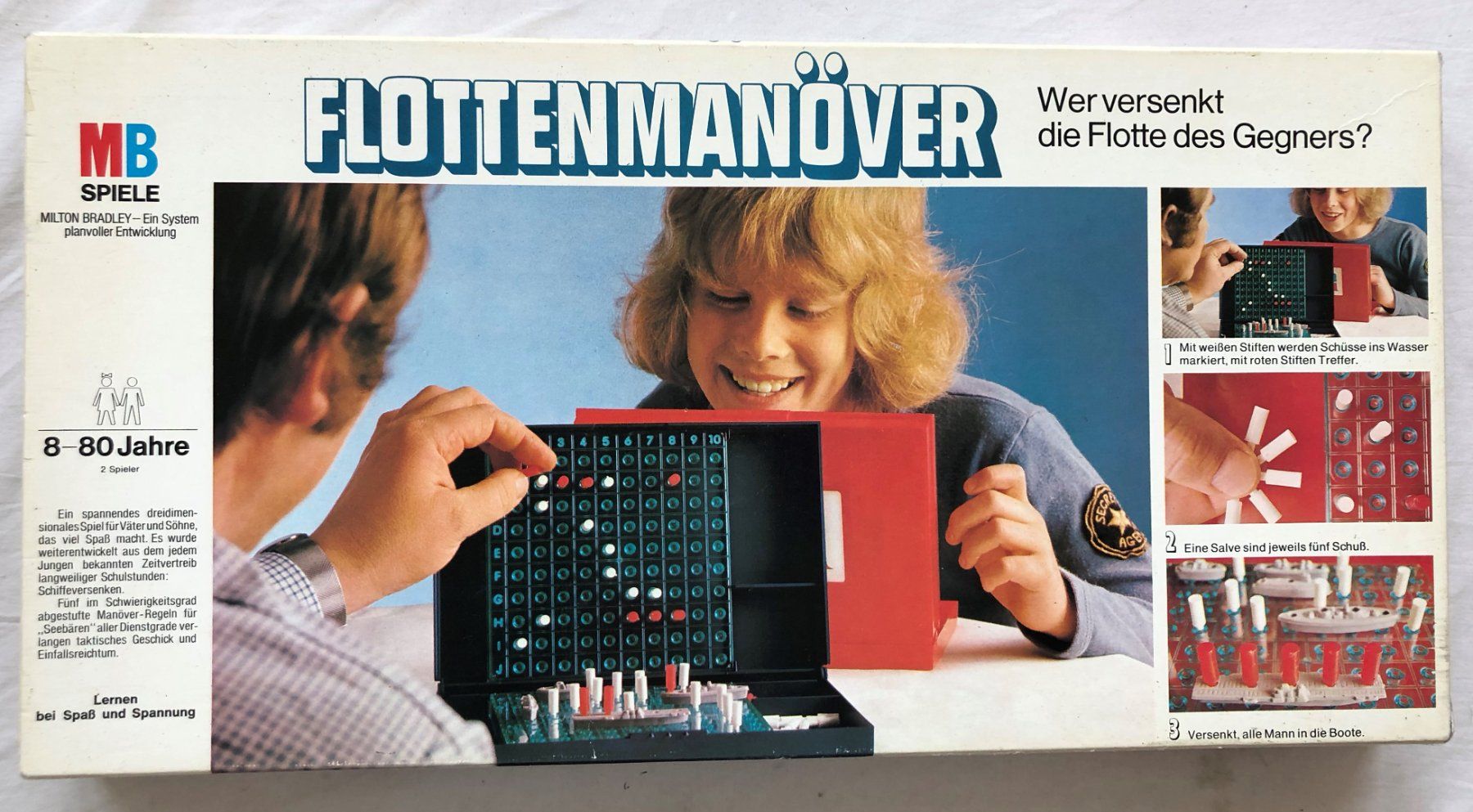 Spiele: FLOTTENMANÖVER - MB Spiel - 1972 – Gebraucht aus Schaffhausen von