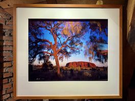 Originalfotografie „Uluru Dreaming“ gerahmt