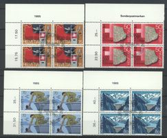 1985, Viererblöcke, ET, Sonderpostmarken I