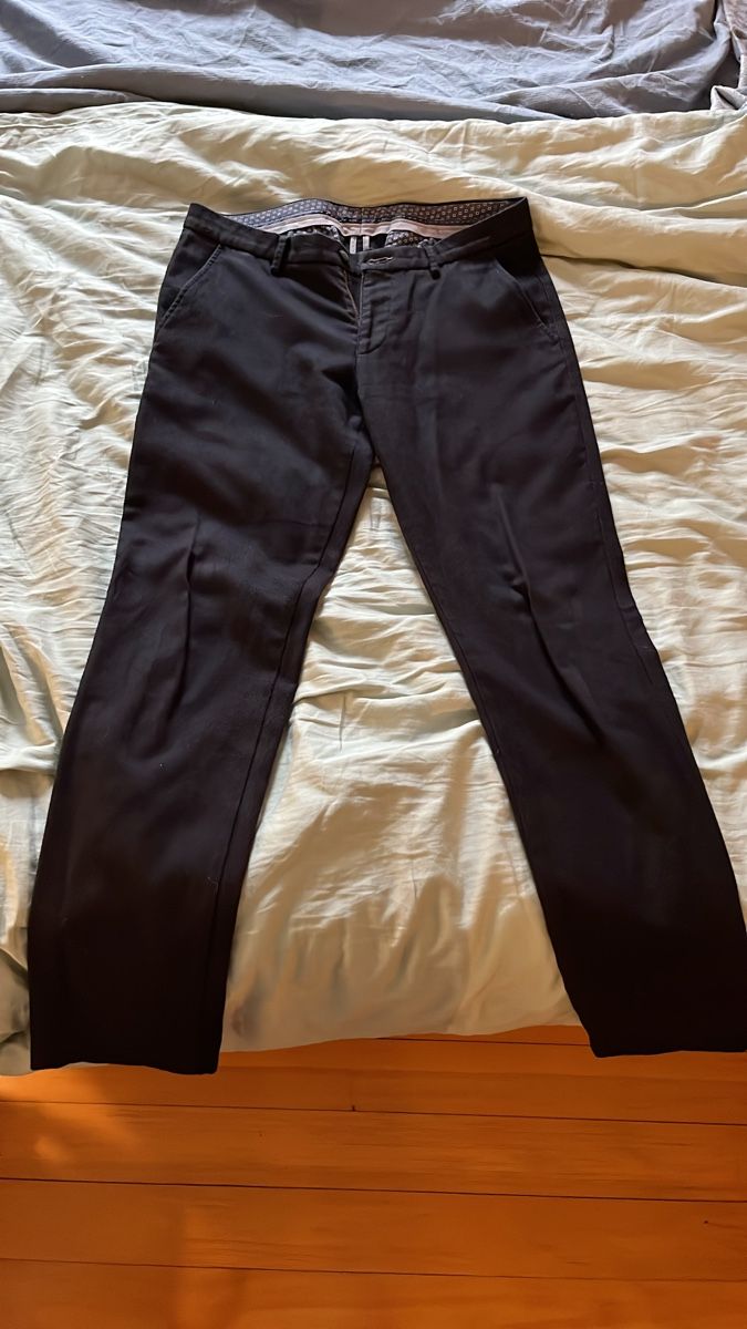Bugatti Pantaloni: Dunkelblaue Chino Hose – Usato da Bern venduto da Olblack