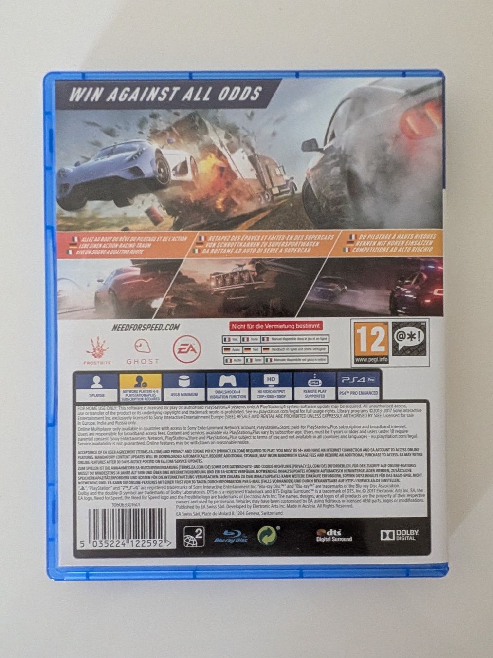 Sony Giochi: Playstation 4 - Need for Speed Payback ab 1Fr – Usato da Kappel SO venduto da Knoggaz 2