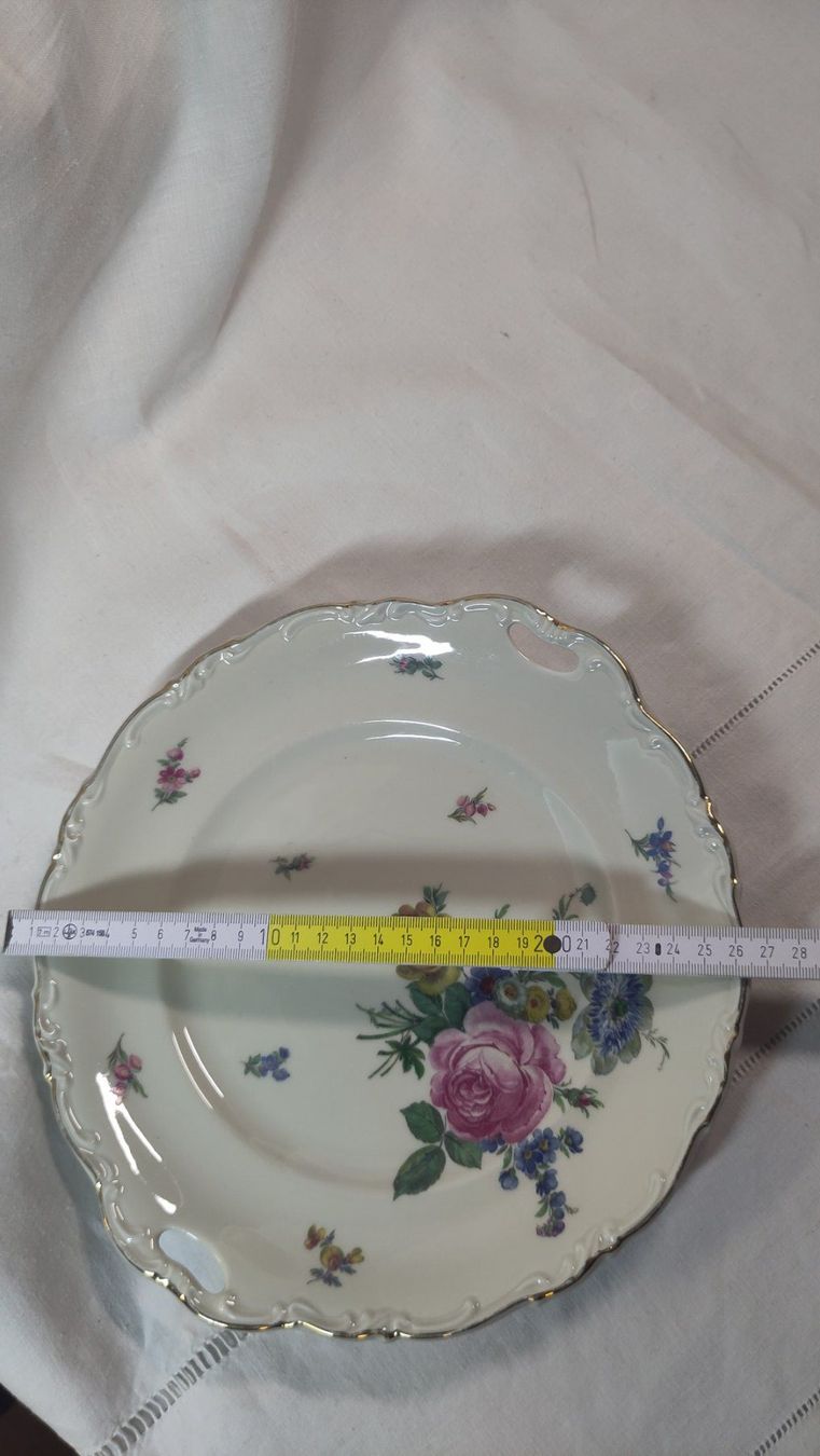 Teller: Belle assiette 1960s de Hertel-Jacob à fleurs – Gebraucht aus Botyre (Ayent) von luc_pq28 6