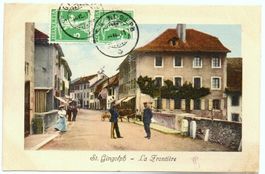 ST. GINGOLPH La Frontière, animée