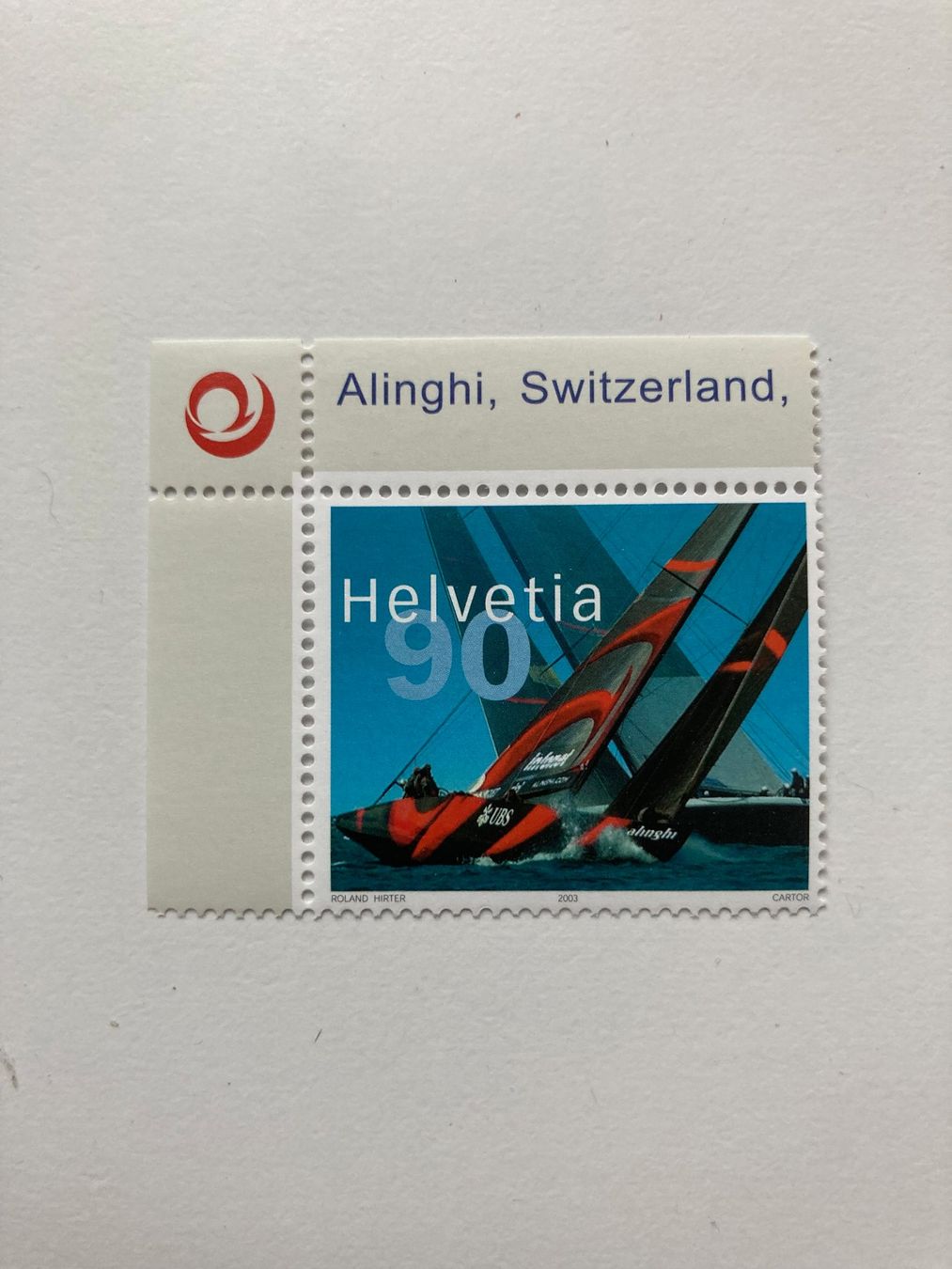 Tutti i francobolli: 6 postfrische Einzelmarken Alinghi – Nuovo e nell'imballaggio originale da Emmenbrücke venduto da T-Towel