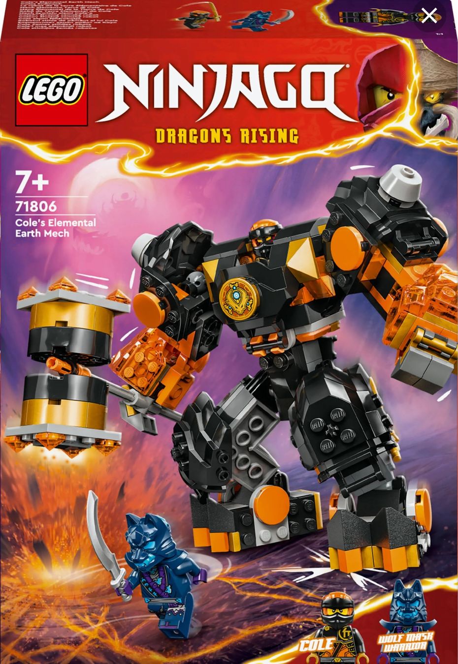 Lego Jouets: Lego Ninjago cole’s elemental earth mech – D'occasion à Gipf-Oberfrick par Andrea.N01 1
