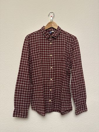 Hemd Divided by H&M kariert rot grau Grösse S