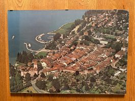 Luftaufnahme Fotobild Murten Murtensee mit Wechselrahmen