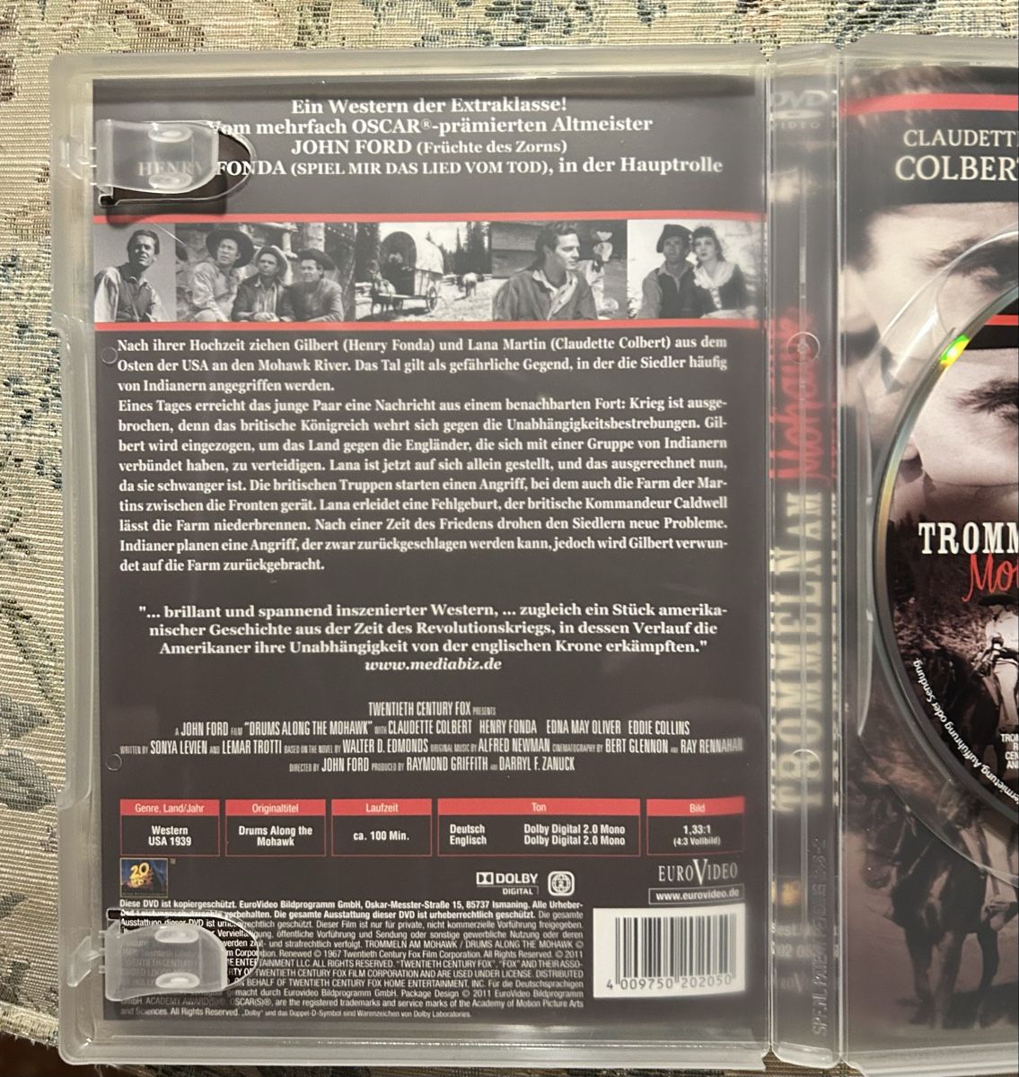 Tutti i DVDs: Western DVD Trommeln am Mohawk – Usato da Reinach BL venduto da Linda013 3