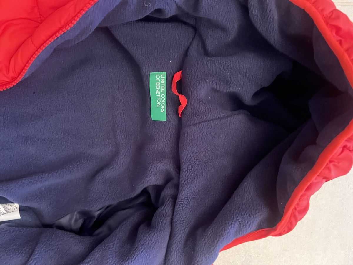 Benetton Jacken & Mäntel: Warme Winterjacke Benetton Gr. 82 Rot – Neu (gemäss Beschreibung) aus Schönenberg ZH von Bosh 1