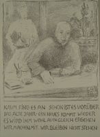 CUNO AMIET SIGNIERTE LITHOGRAPHIE, JAHRESGABE 1949