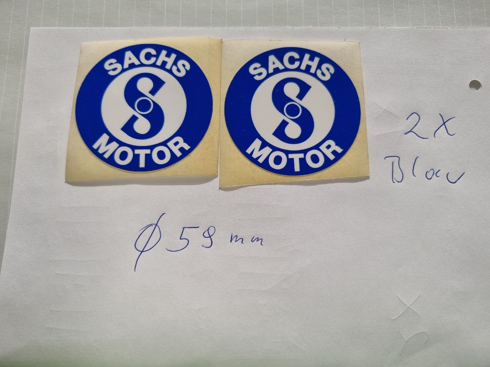 Parti ricambio per ciclomotori: sachs emblem aufkleber – Nuovo (secondo la descrizione) da mauren venduto da boon2