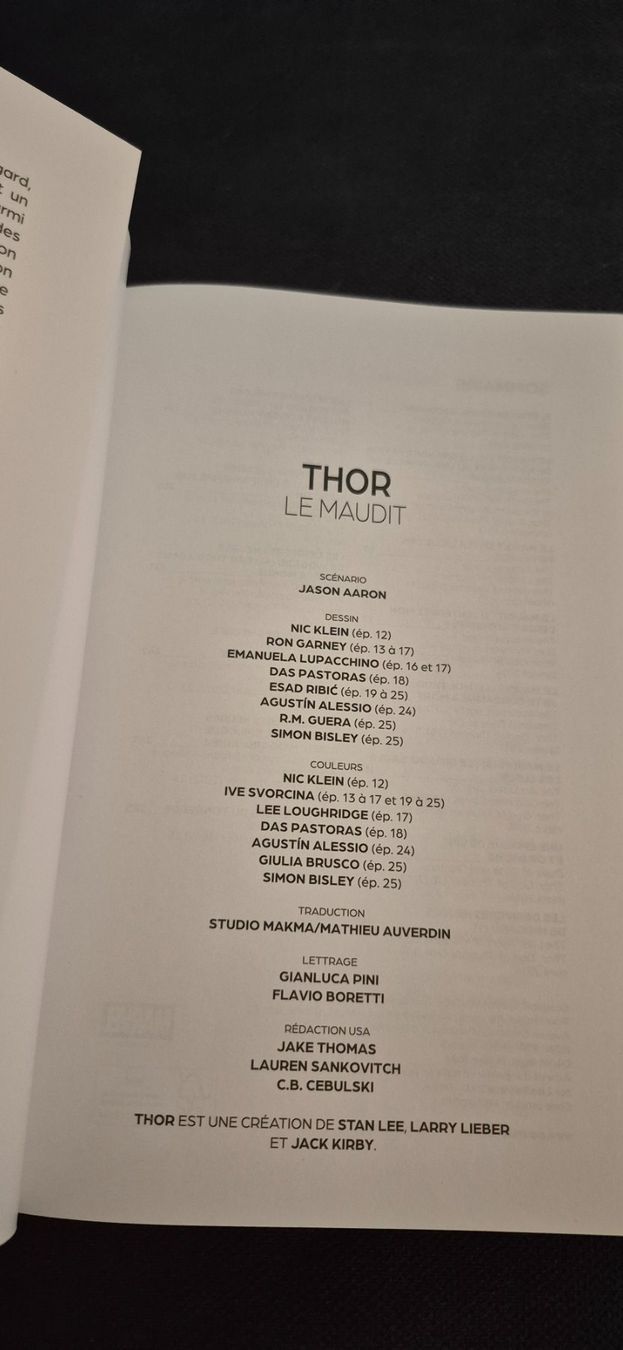Comics: THOR LE MAUDIT TOME 2 MARVEL COMICS BD FRANÇAIS 2026 – Gebraucht aus Grand-Lancy von luc111 3