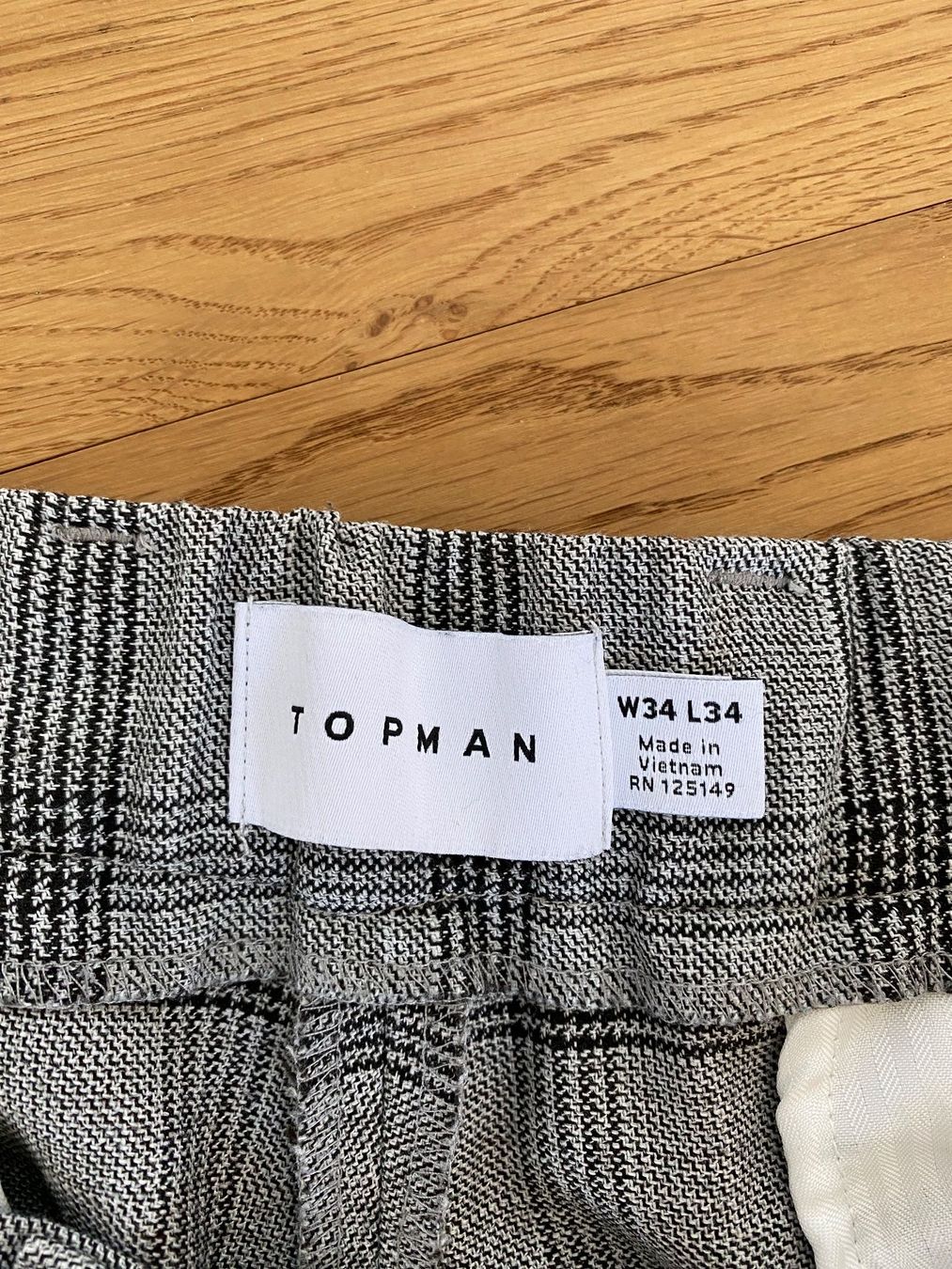 Pantaloni: Stoffhose mit Karomuster - Topman - Grösse 34/34 – Usato da Muri AG venduto da Hookipa01 3