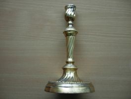 Kerzenstock Ende 18 Jhdt.-Bronce vergoldet
