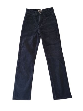 Schwarze Kordhose von Weekday Gr. 36