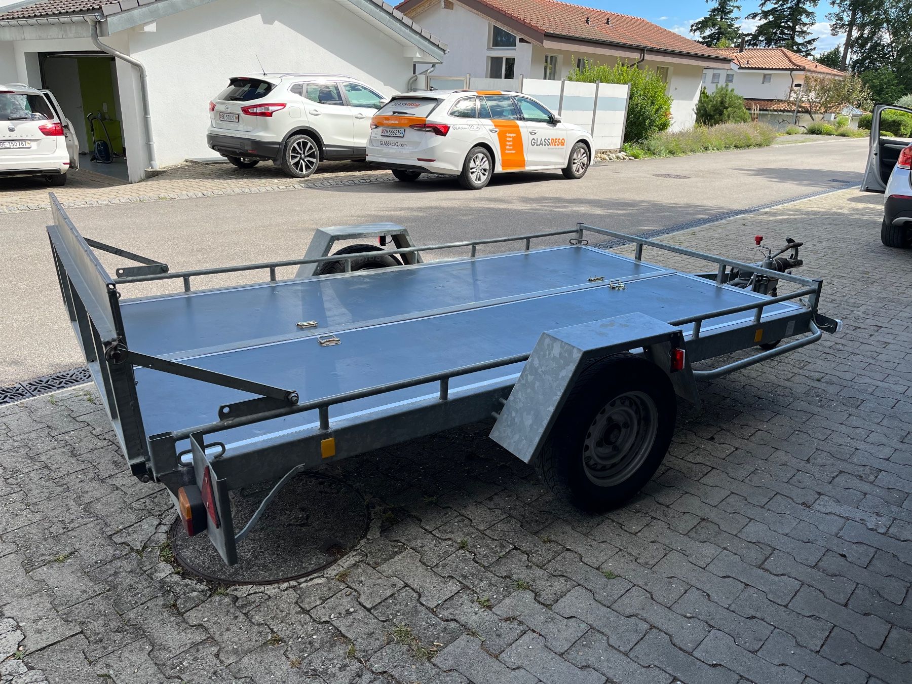 Rimorchi: Remorque plateau 1000kg. 2.95 x 1.60 – Usato da Evilard venduto da baba5541