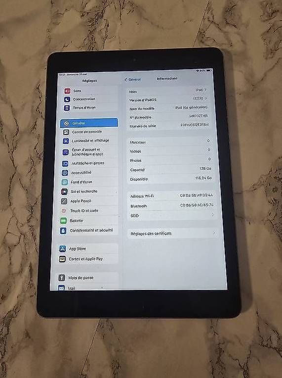 Apple Tablet PC: iPad 6| 128GB| Wi-Fi – Usato da Renens VD venduto da MTD2211 5