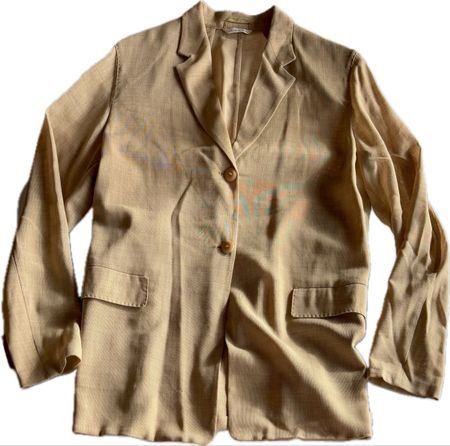Veste et tunique MaxMara beige 100% laine vierge T 42