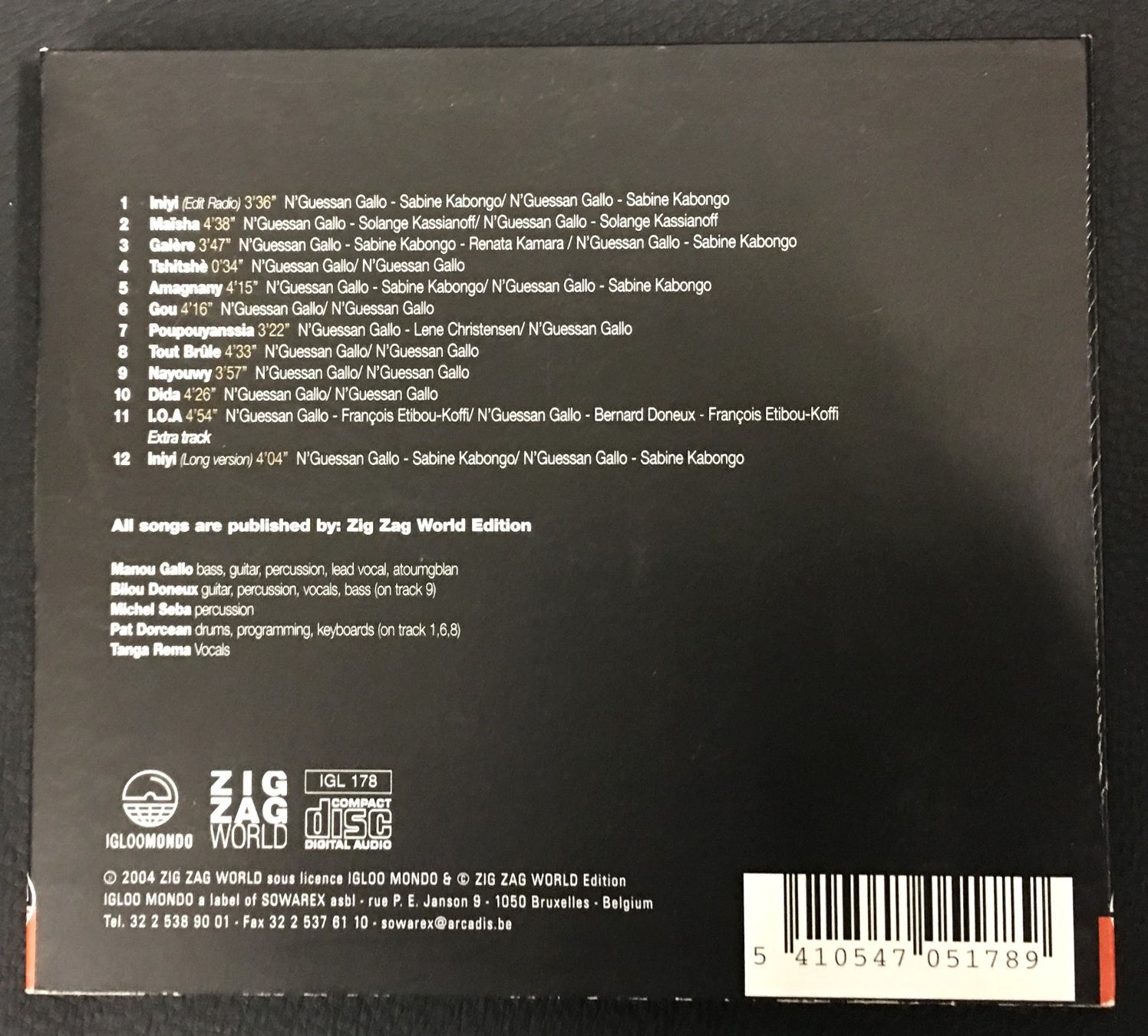 CD: Manou Gallo - DIDA - CD – Usato da Oftringen venduto da Vucki 1