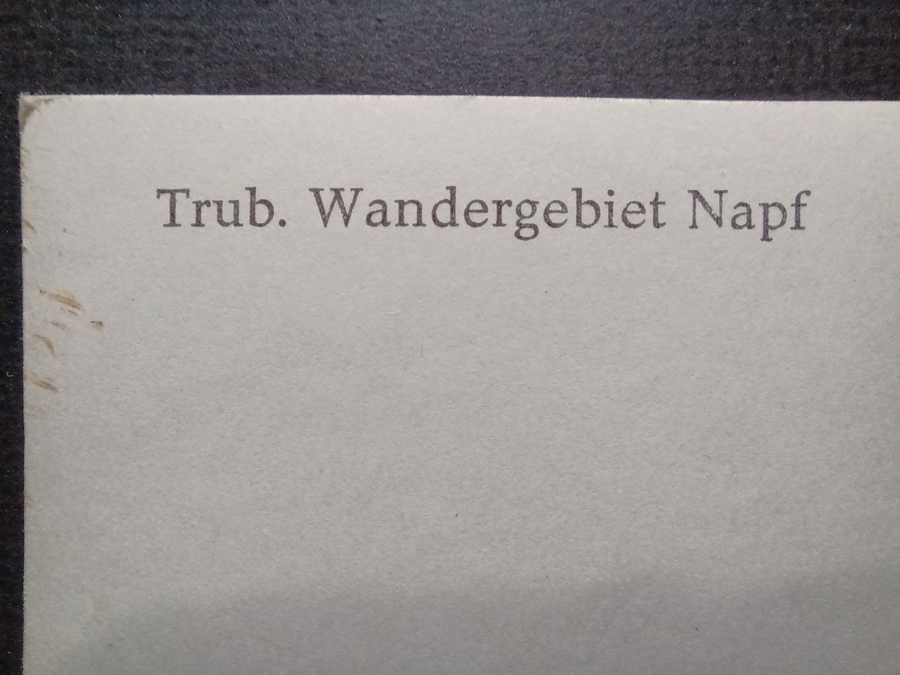 Ansichtskarten: Trub, Napf, Stempel Fankhaus 1965 – Gebraucht aus Aarau Rohr von mgvw 2