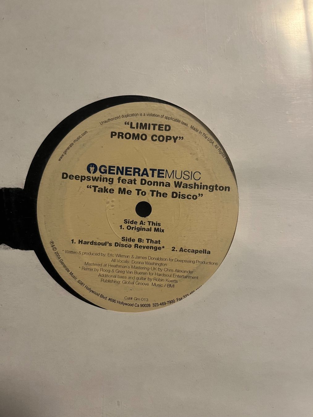 Dischi in vinile: 3 x Deepswing 12"  (Generate Music) – Usato da Frauenfeld venduto da Philz 1