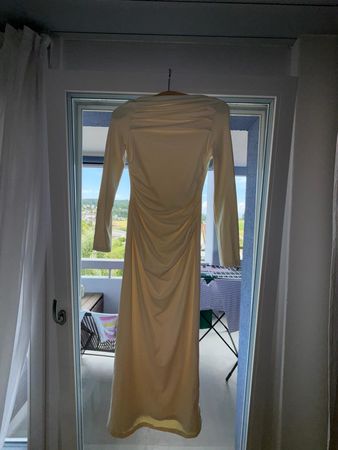 🔥Damen Kleid Langarm Grösse S/M Weiss