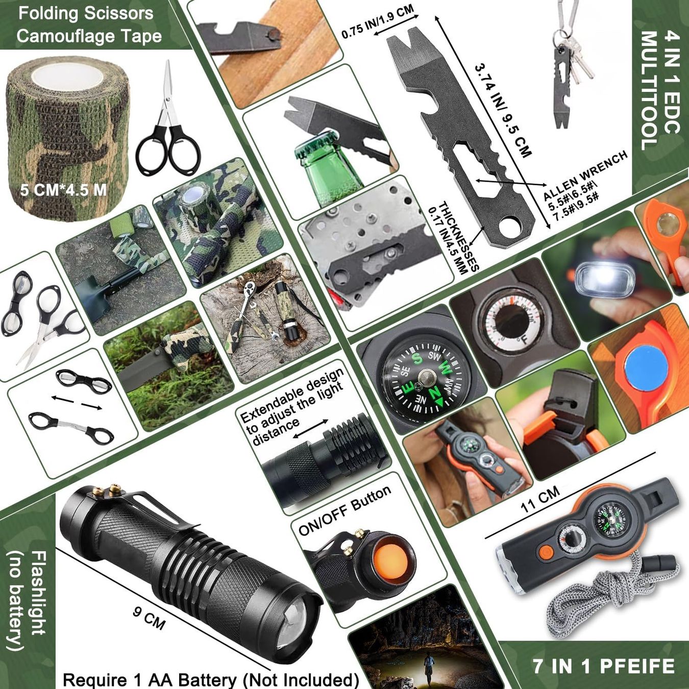 Tous les outils: Survival Kit 22in1 Notfall Wasserfilter Outdoor – Neuf avec emballage d'origine à Schaffhausen par her_zt65 3