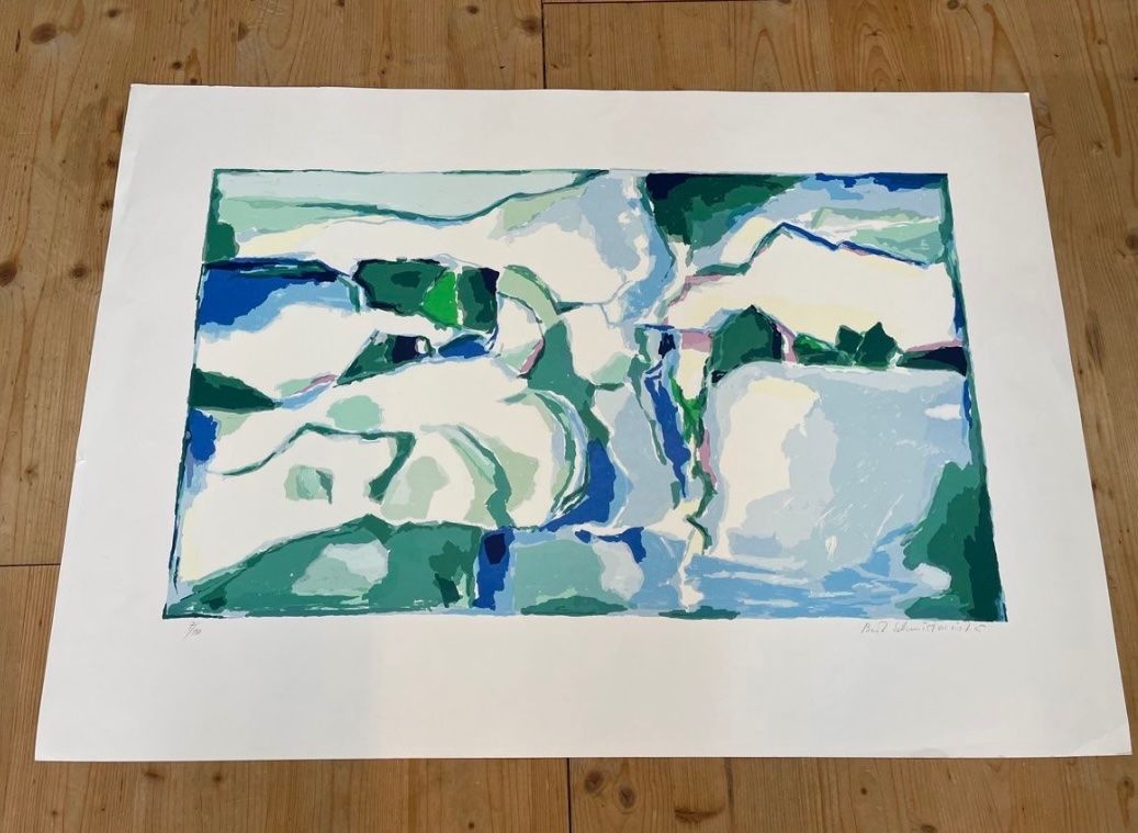 Grafiken & Lithographien: Bert Schmidmeister, handsigniert nummeriert – Gebraucht aus Rain von Pic-Ass 1