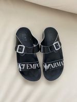 MUST HAVE - stylische/edle EMPORIO ARMANI Sandale, nero, 38