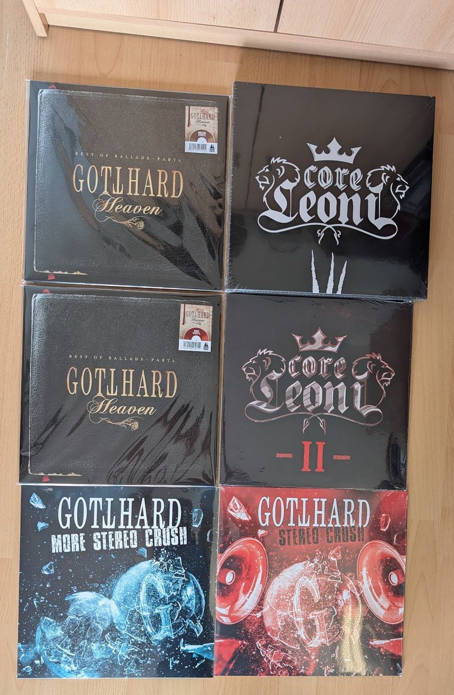 Dischi in vinile: Gothard LP Sammlung - Schweizer Hard Rock Legenden! – Nuovo (secondo la descrizione) da Sarmenstorf venduto da bw68 4