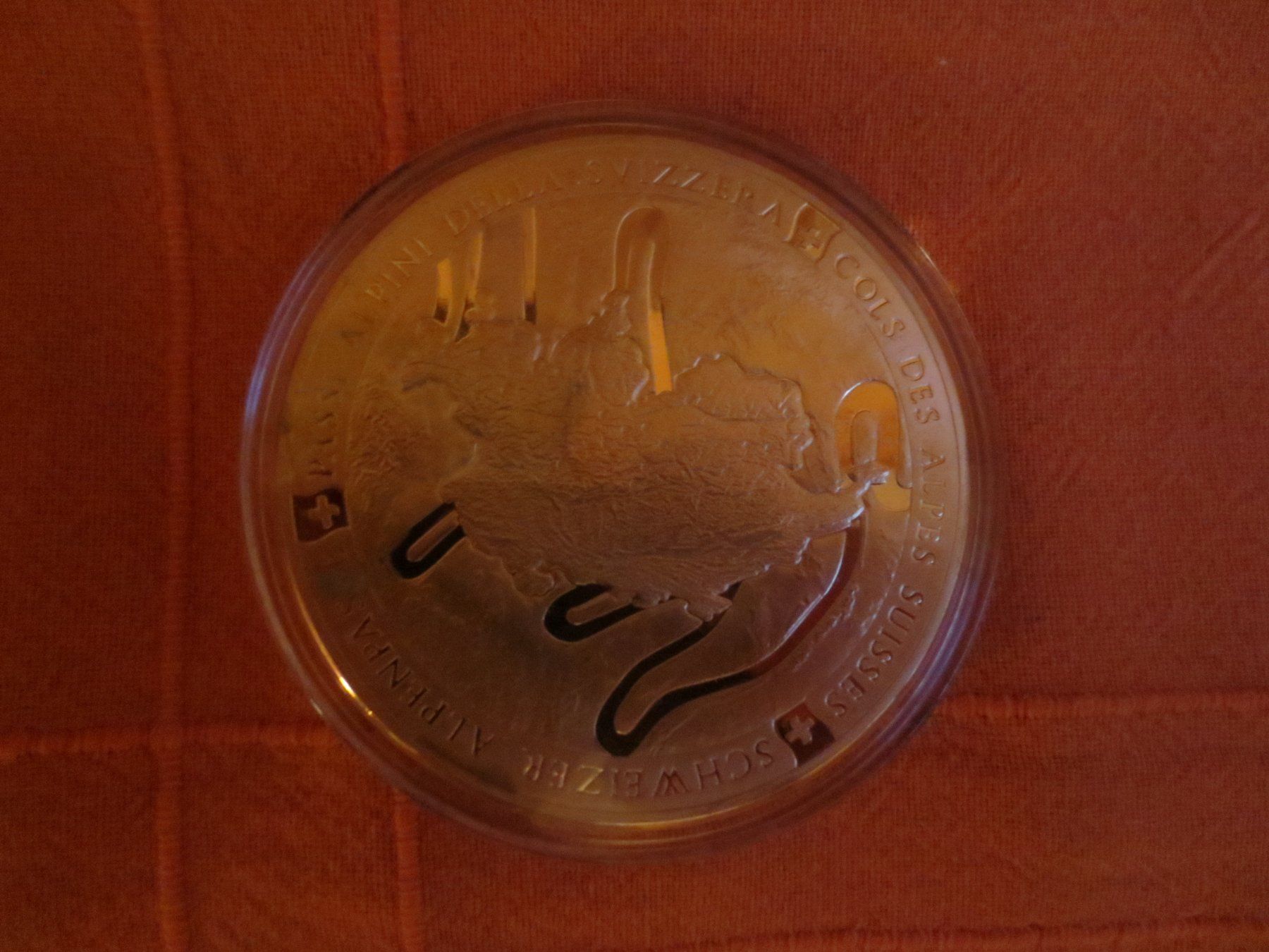 Medaglie: Medaille vergoldete Splügenpass – Nuovo (secondo la descrizione) da Weier im Emmental venduto da waefler03 1