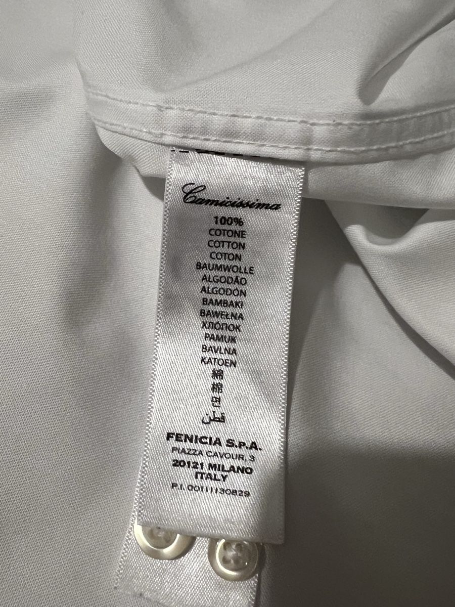 Hemden: Camicia Camicissima no iron  bianca, taglia 45, slim fit – Gebraucht aus Genève von gio_8l97 4