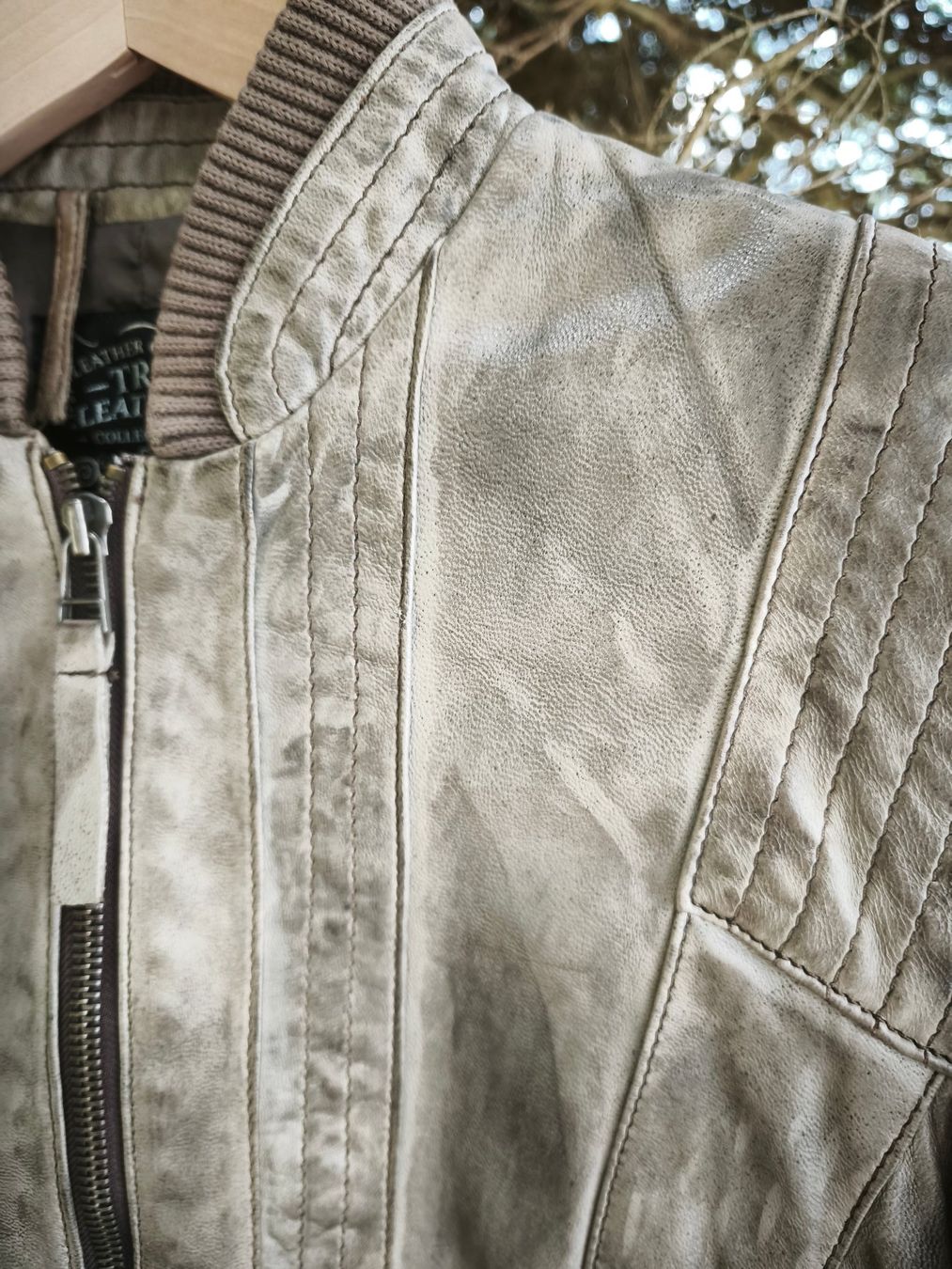 Zara Jacken: Bouson en cuir – Gebraucht aus Bonfol von Lilalune 1