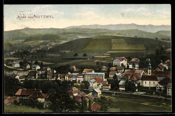 Cartes postales: AK Huttwil, Panorama – D'occasion à Berlin par bartko-reher