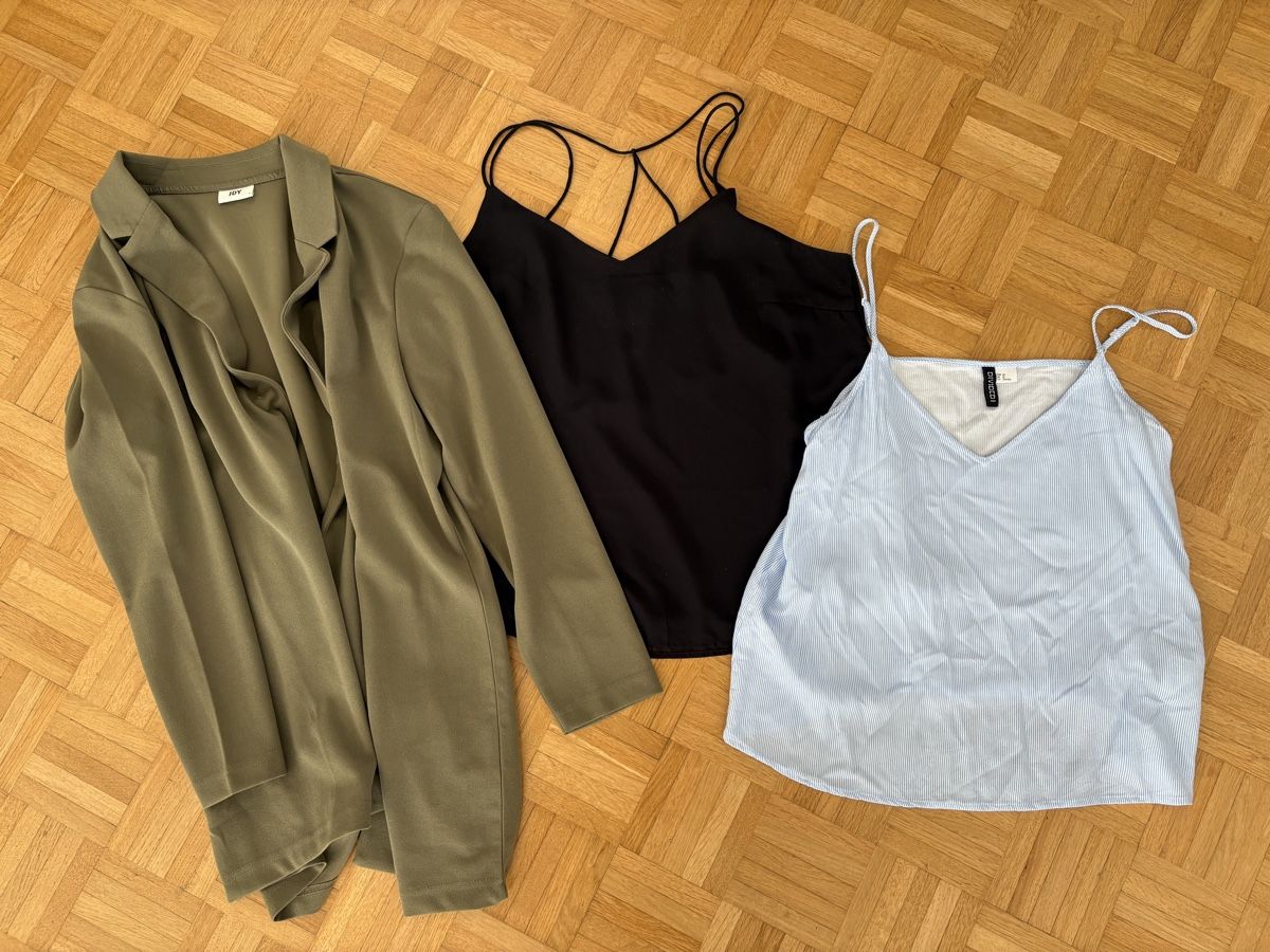 Lotti di vestiti: Sommer Set: Top, Blazer, Vero Moda Top - Grösse L – Usato da Baar venduto da steffi_16