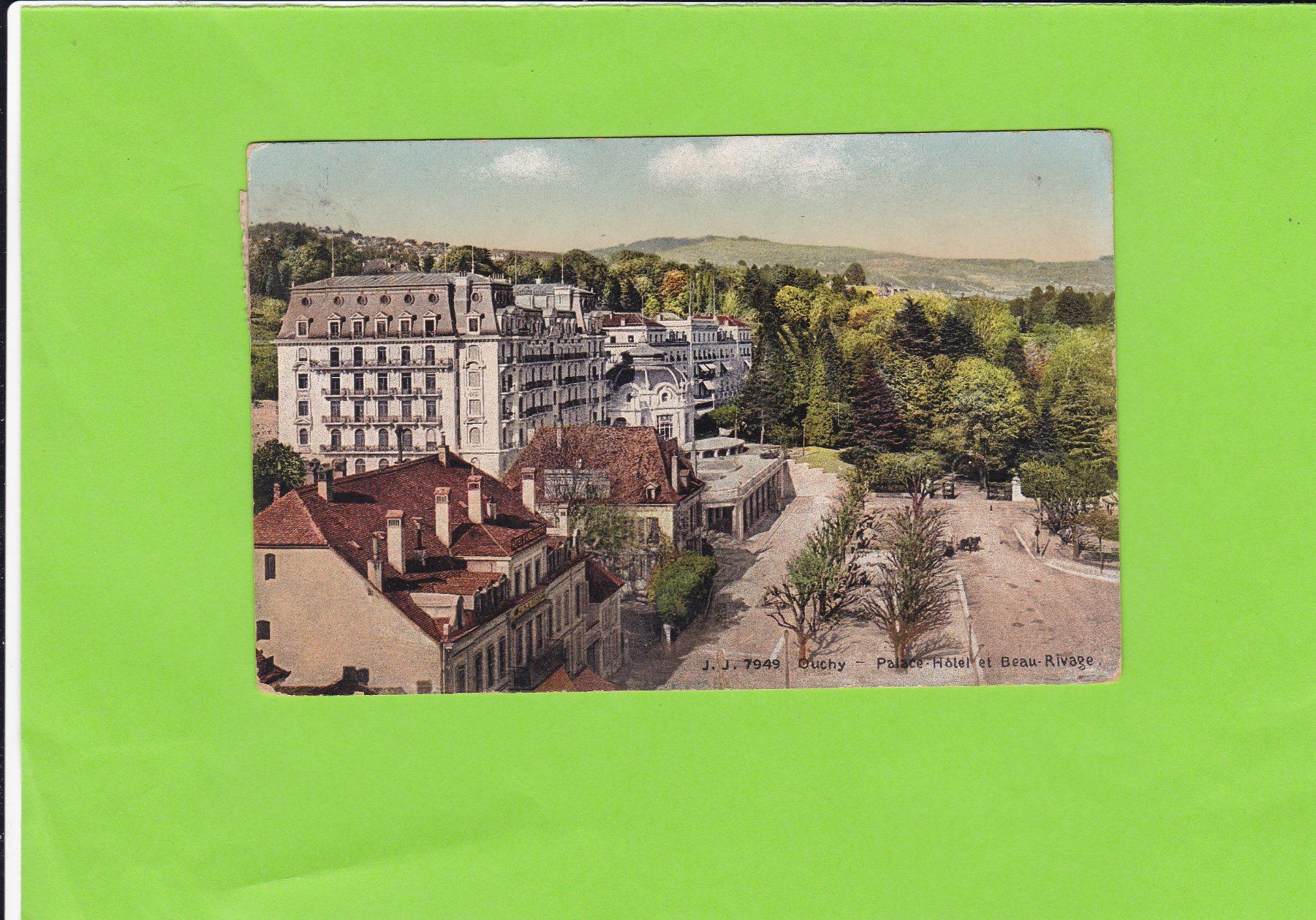 Cartoline postali: Ouchy-Palace Hôtel – Usato da St. Peterzell venduto da neckertal