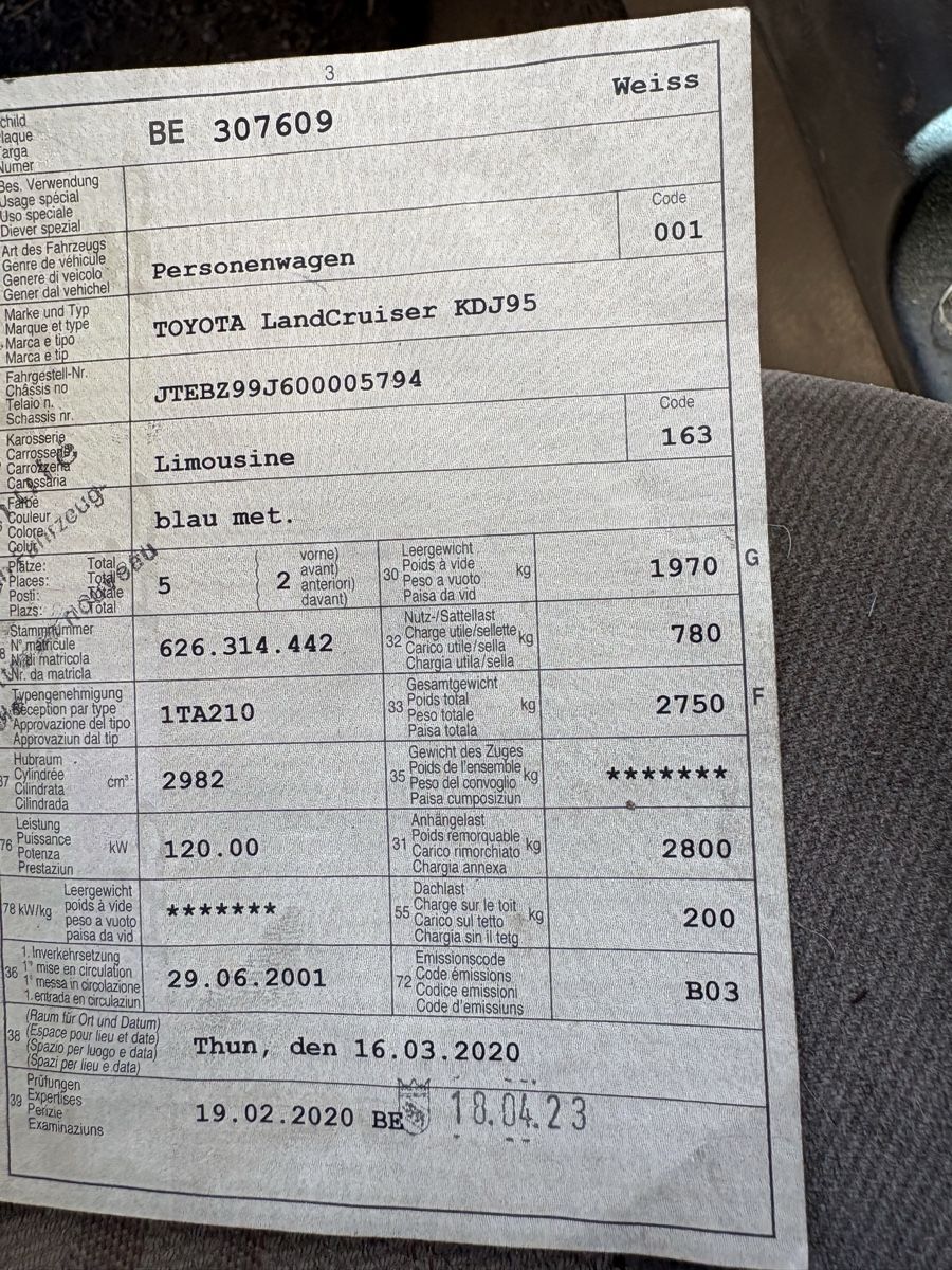 Toyota Autos: Toyota Land Cruiser – Gebraucht aus Siviriez von S16_cl2000 5